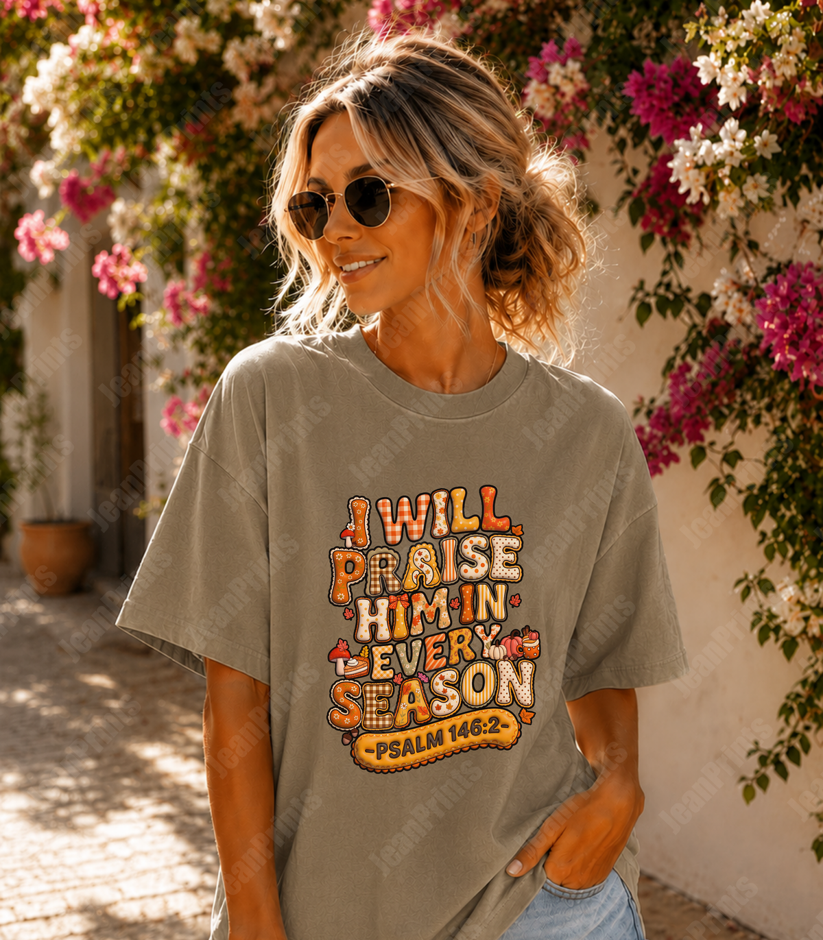 Cute Fall T - Shirt Design Adults