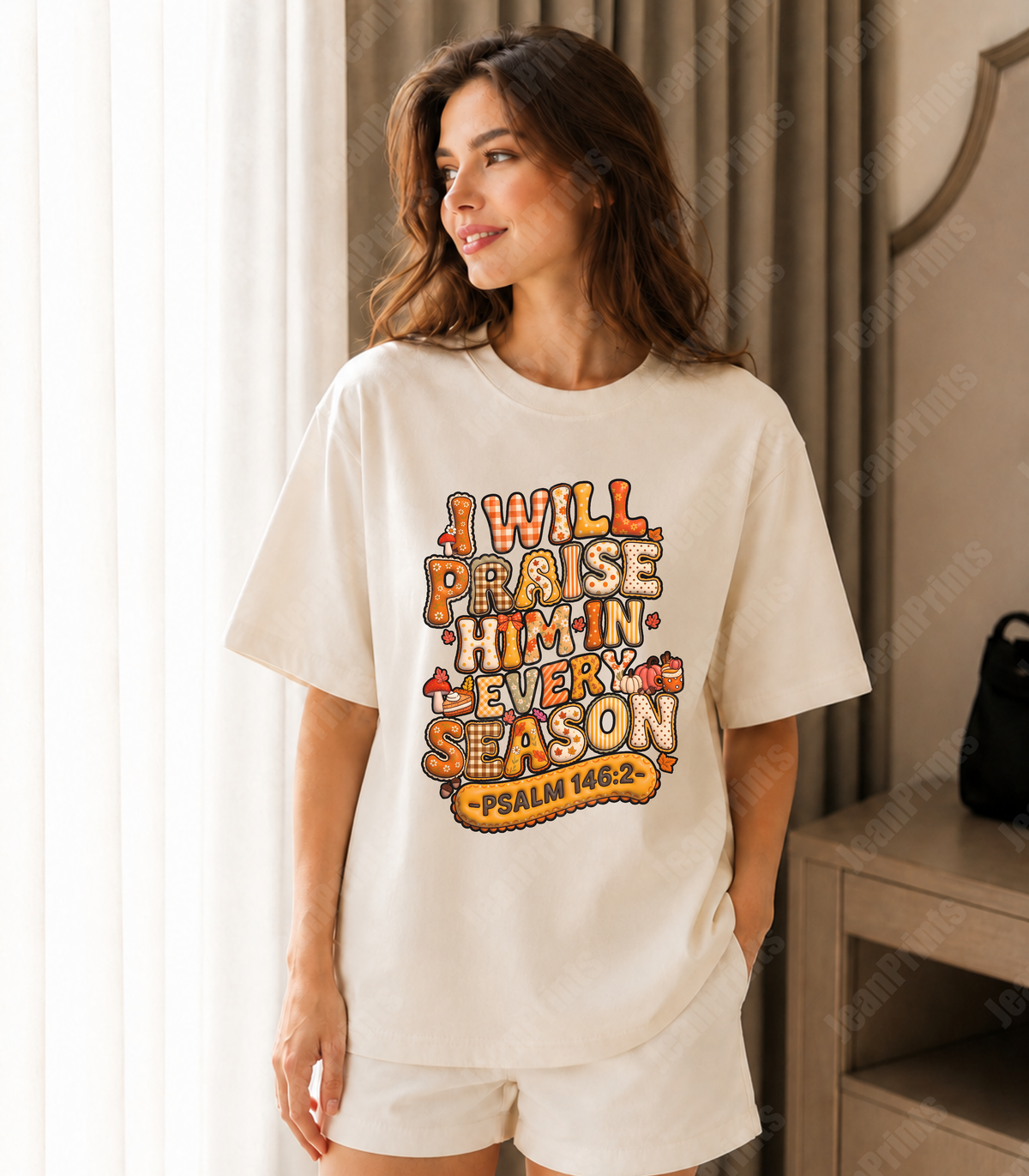 Cute Fall T - Shirt Design Adults