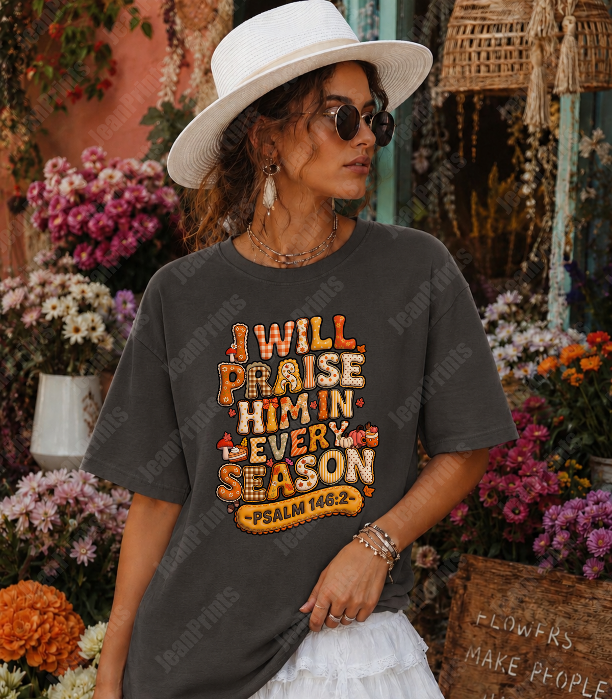 Cute Fall T - Shirt Design Adults