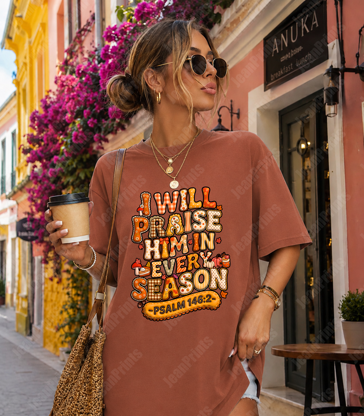 Cute Fall T - Shirt Design Adults