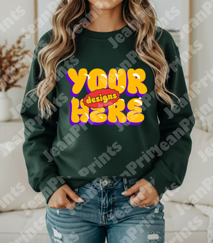 Custom Adult Unisex Sweatshirts