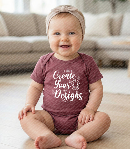 Personalized Unisex Baby Onesies , Bodysuit | Custom Baby Onesies