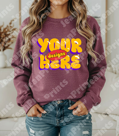 Custom Adult Unisex Sweatshirts