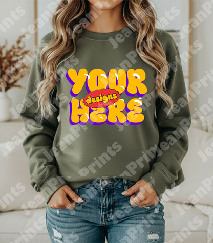 Custom Adult Unisex Sweatshirts