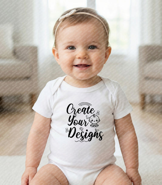 Personalized Unisex Baby Onesies , Bodysuit | Custom Baby Onesies